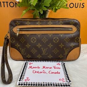 ❌SOLD❌ 🌸MARLY DRAGONNE GM CLUCTH BAG PURSE MONOGRAM